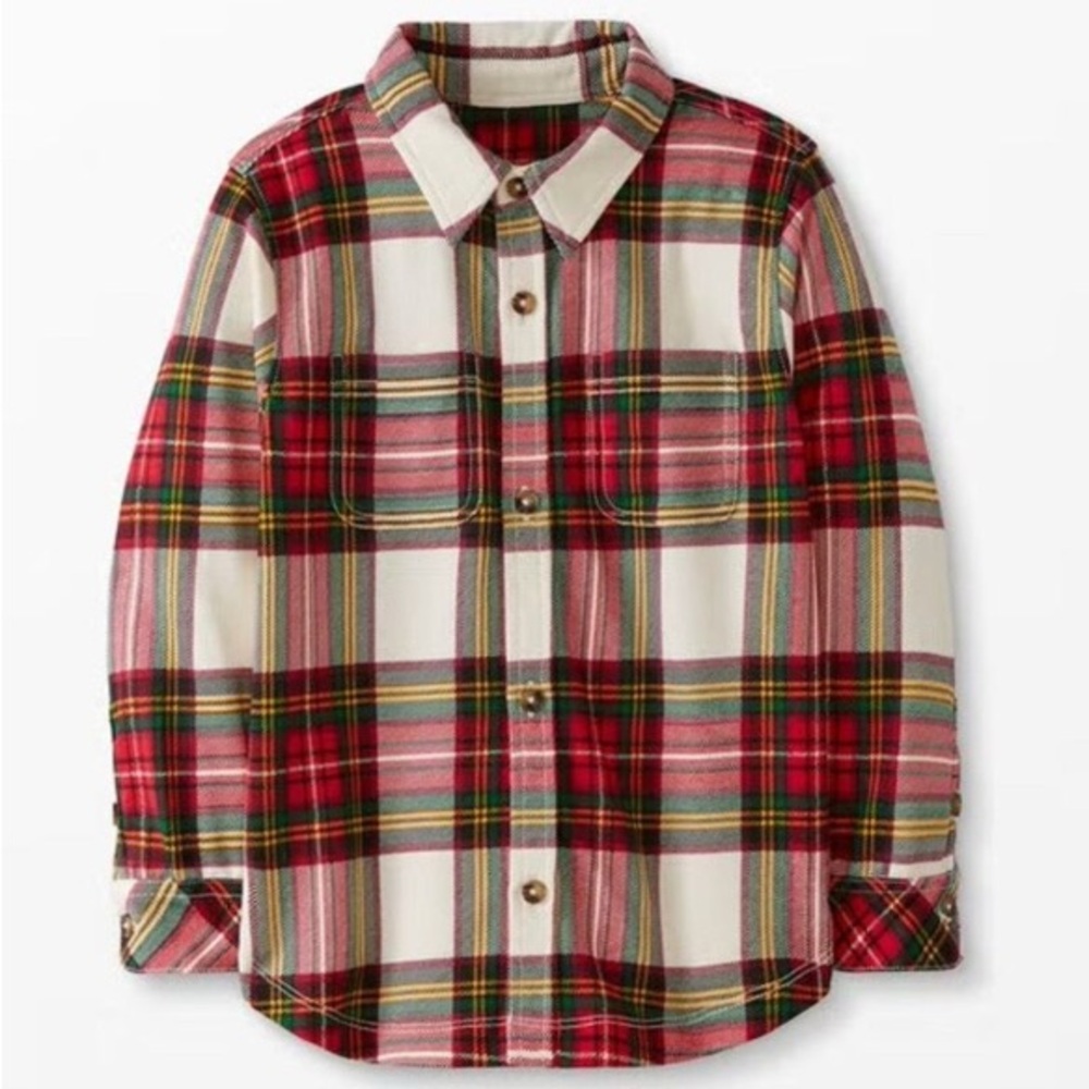 Hanna Andersson Holiday Flannel Size 8